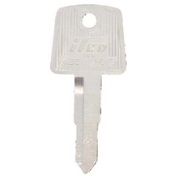 Dormakaba HD75 1.02 x 0.08 in. Ilco Honda Key Blank For Honda Motorcycle, 10PK 537357 - main